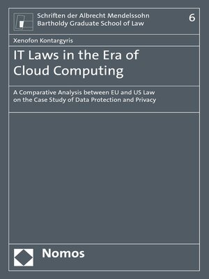 cover image of IT Laws in the Era of Cloud-Computing